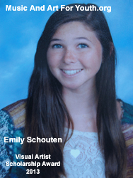 Emily Schouten Visual Arts Award 2013