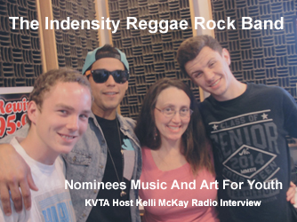 KVTA Radio Host Kelli McKay and Indensity Nominees